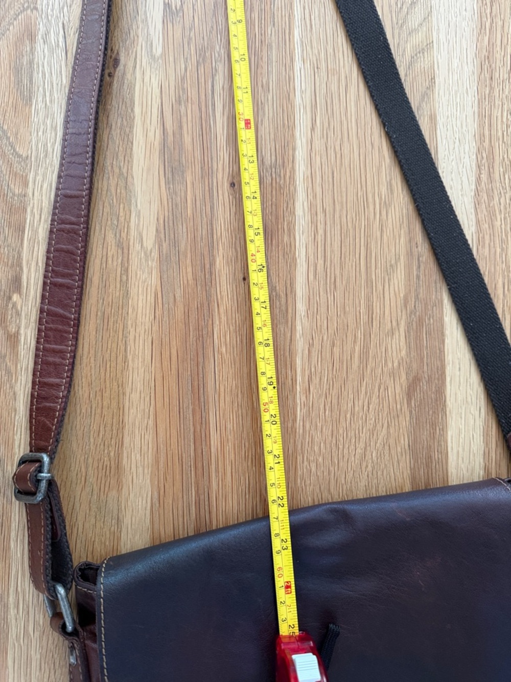 Jack Georges Voyager Horseshoe Crossbody Bag, Hand Stained Leather - Picture 13 of 13